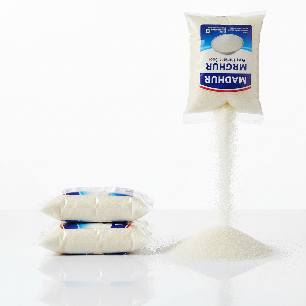 Madhur Pure Hygienic Sugar Combo Pack of 4 - Side Angle