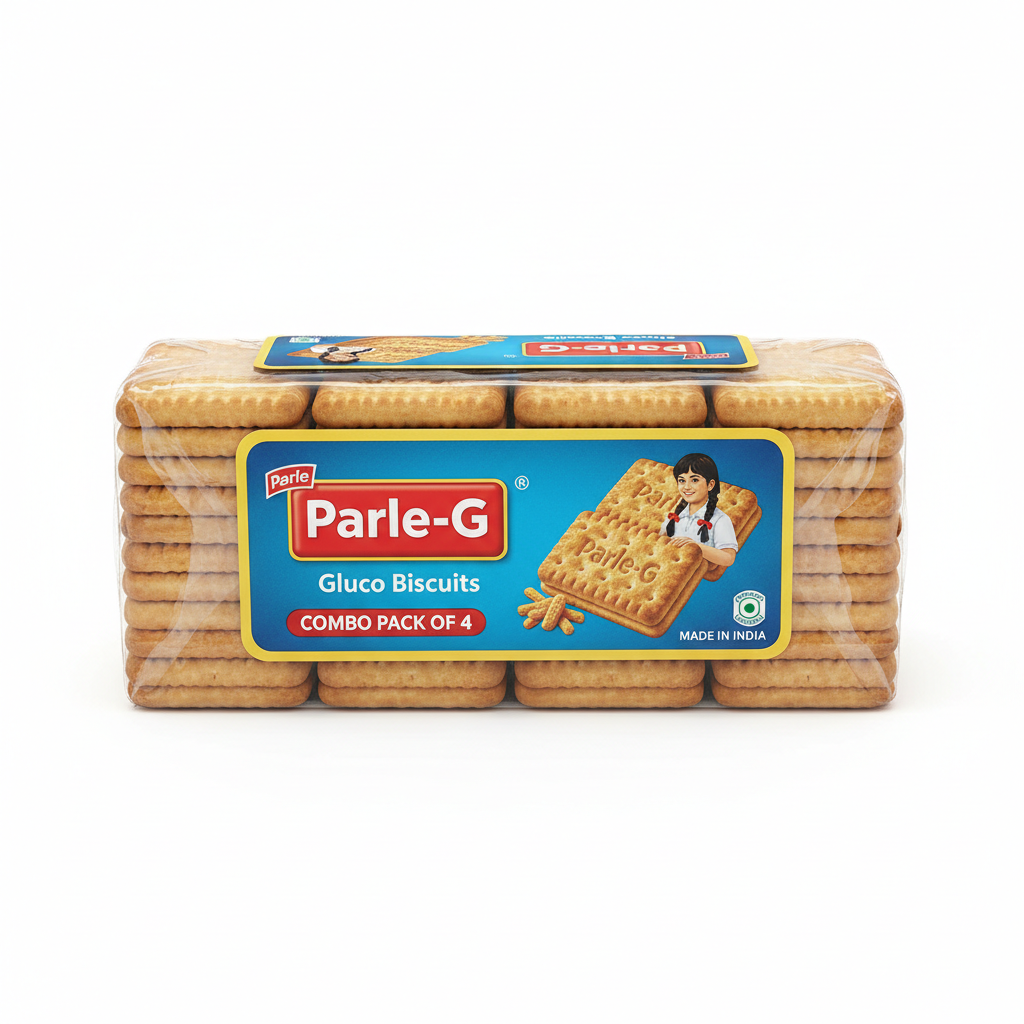 Parle-G Gluco Biscuits Combo Pack of 4