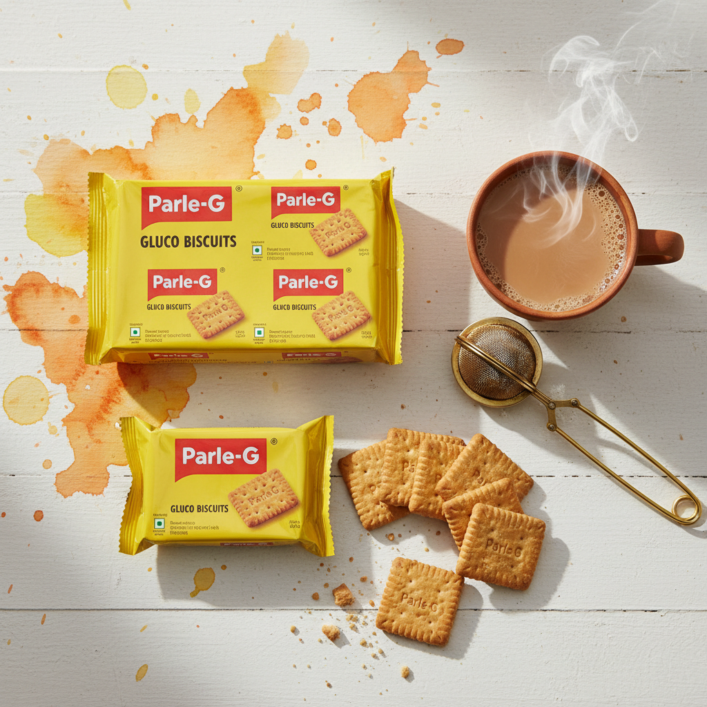 Parle-G Gluco Biscuits Combo Pack of 4 - Top Down