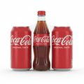 Coca-Cola Original Soft Drink Combo Pack of 3 - Front View