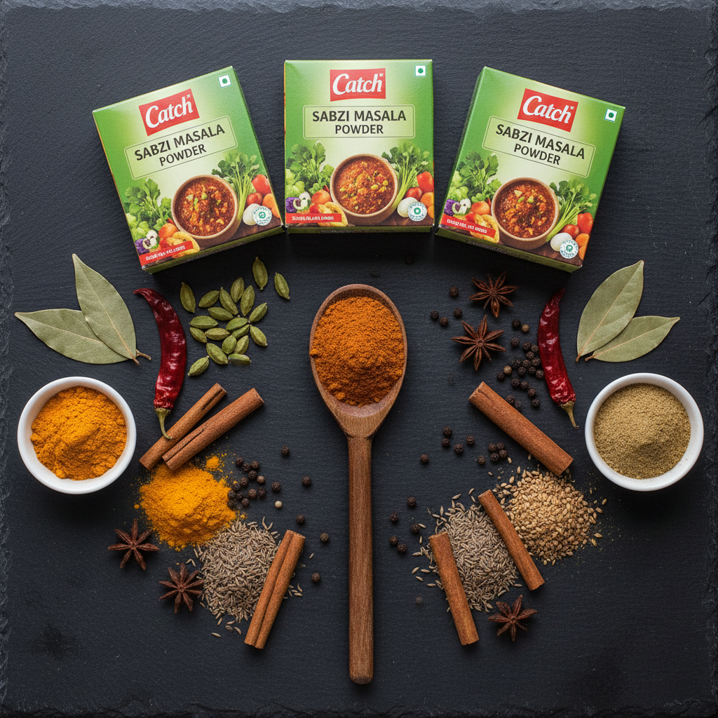 Catch Sabzi Masala Powder Combo Pack of 3 - Top Down