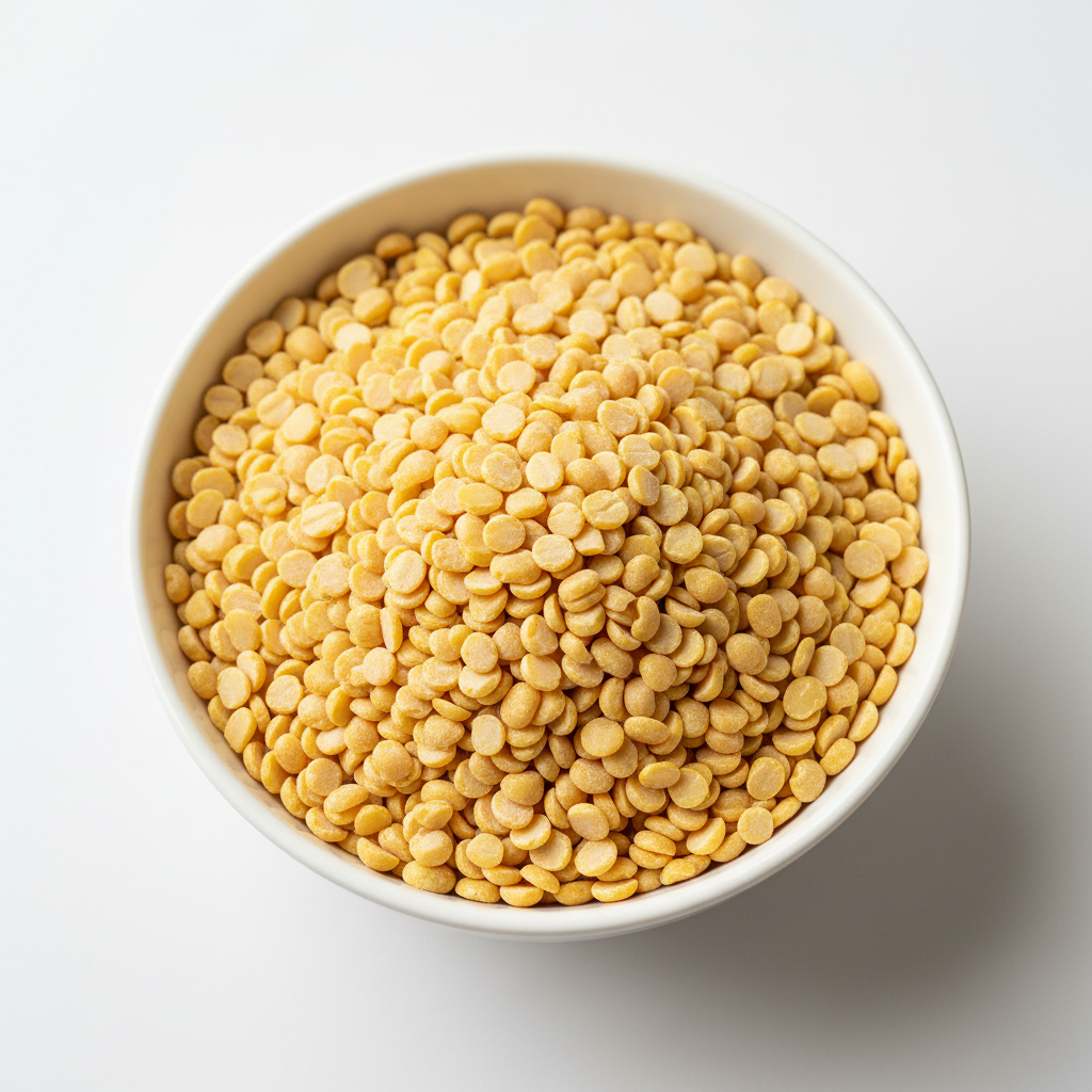 Moong Dal in white bowl