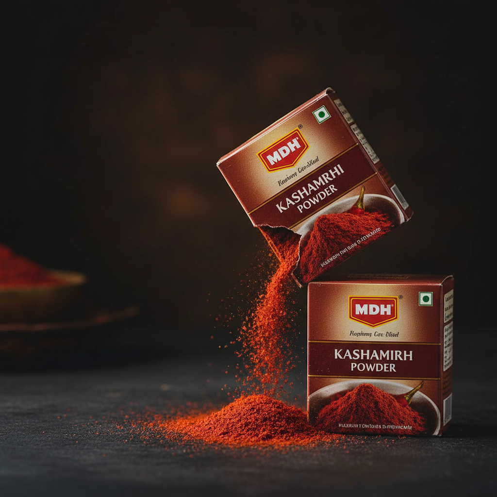 MDH Kashmiri Mirch Powder Combo Pack of 3 - Side Angle