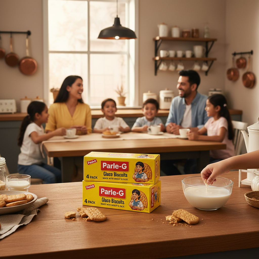 Parle-G Gluco Biscuits Combo Pack of 4 - Lifestyle