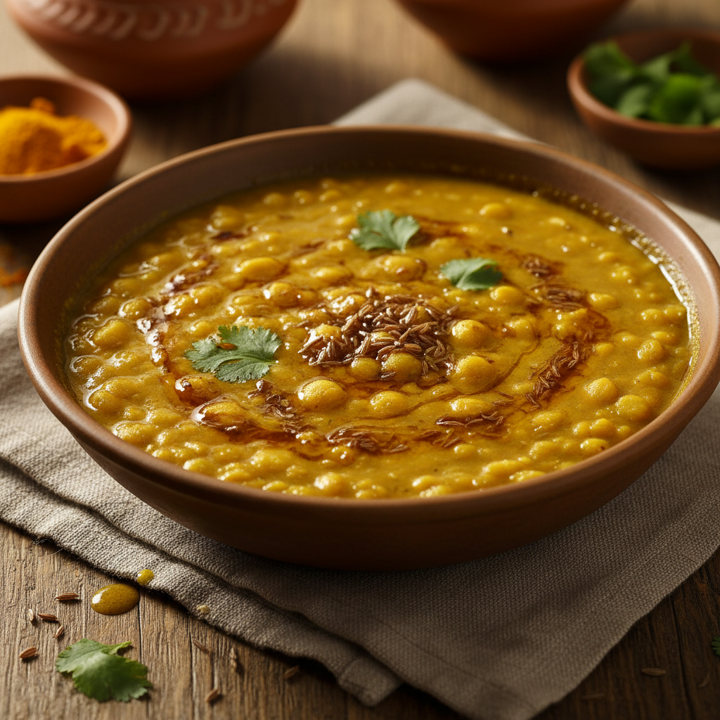 Cooked Chana Dal curry