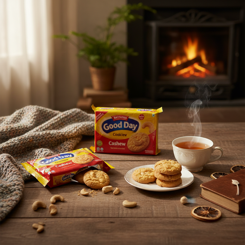 Britannia Good Day Cashew Cookies Combo Pack of 3 - Lifestyle