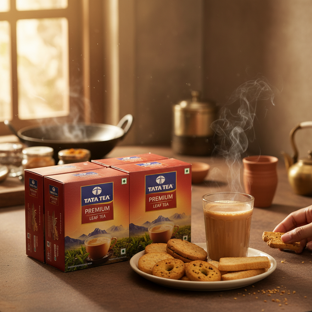 Tata Tea Premium Leaf Tea Combo Pack of 4 - Lifestyle