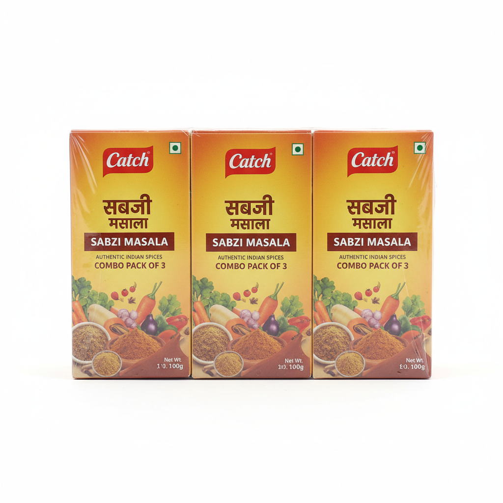 Catch Sabzi Masala Powder Combo Pack of 3 - Front View