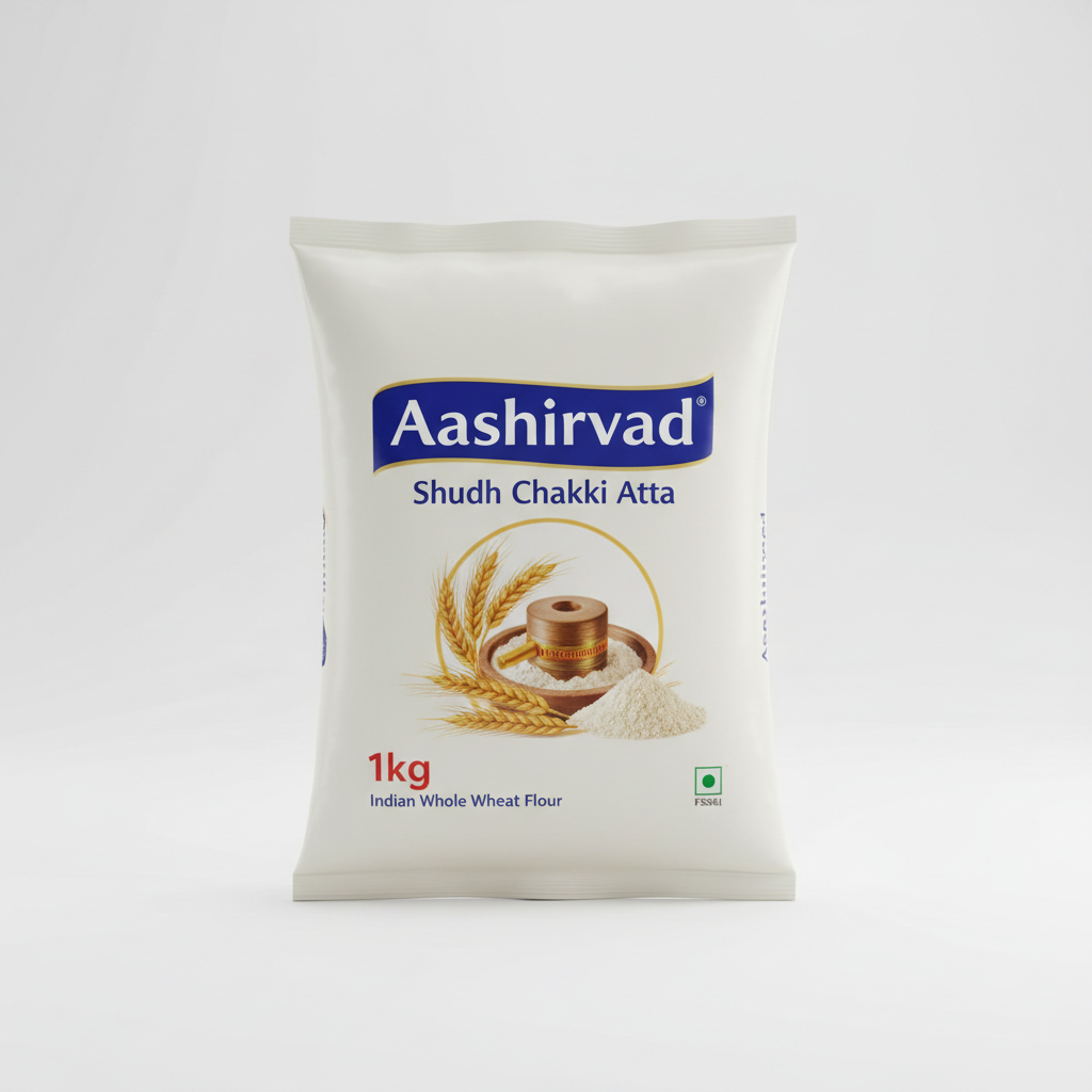 Aashirvaad Shudh Chakki Atta 1kg pack