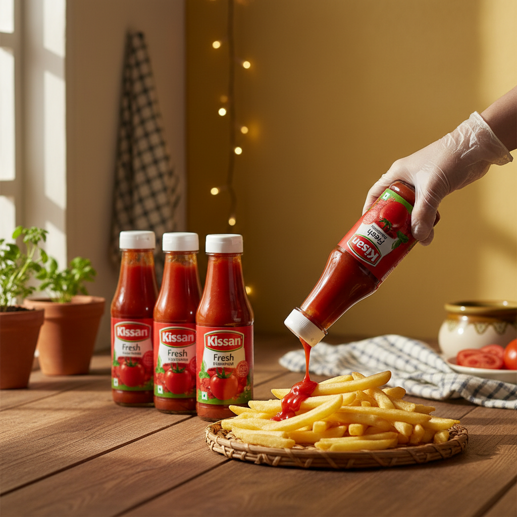 Kissan Fresh Tomato Ketchup Combo Pack of 4 - Lifestyle