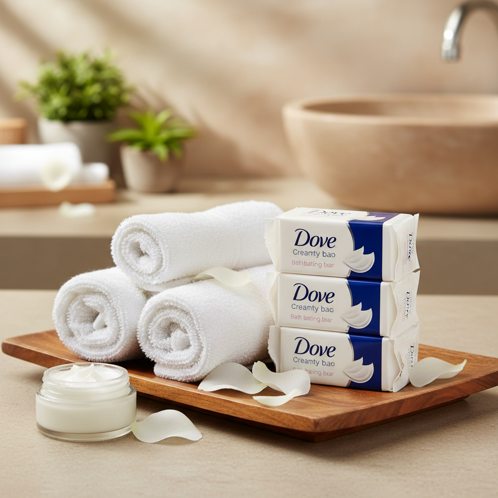 Dove Cream Beauty Bathing Bar Combo Pack of 4 - Lifestyle