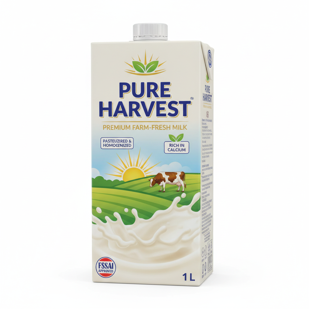 Premium milk sealed pack carton