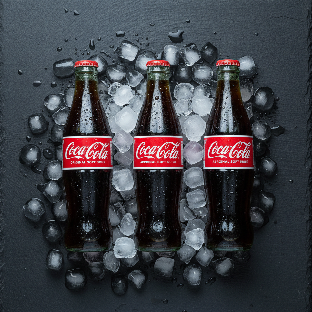 Coca-Cola Original Soft Drink Combo Pack of 3 - Top Down